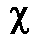 lowercase chi
